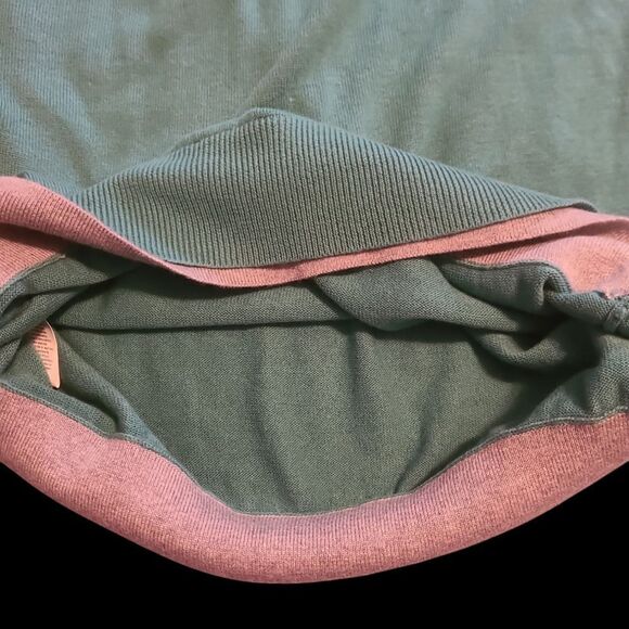 Perry Ellis Spruce Green v neck pullover er sweater sz M/M cotton poly blend - Picture 7 of 11